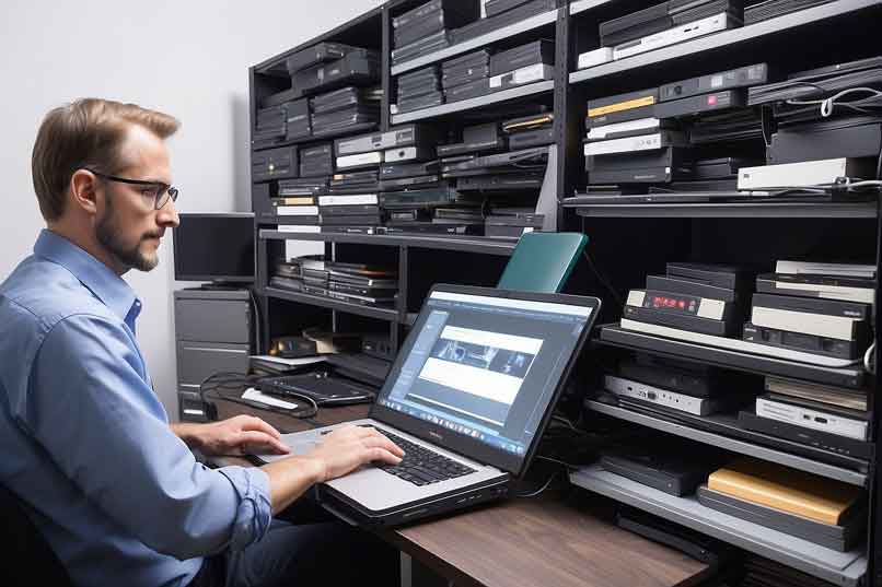 Cómo se almacenan y organizan los archivos digitales resultantes de la digitalización de video
