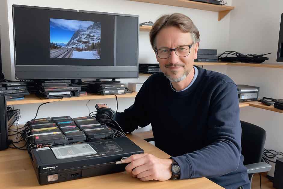 ¿Es posible editar los archivos de video digitalizados de las cintas antiguas?