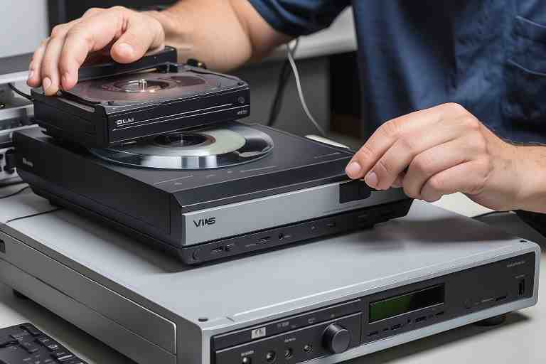 ¿Cómo digitalizar VHS a través de un grabador Blu-ray?